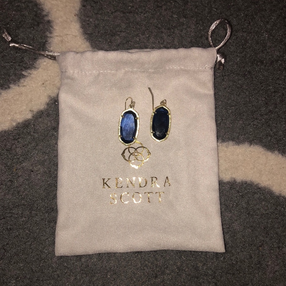 Kendra Scott Navy Earrings